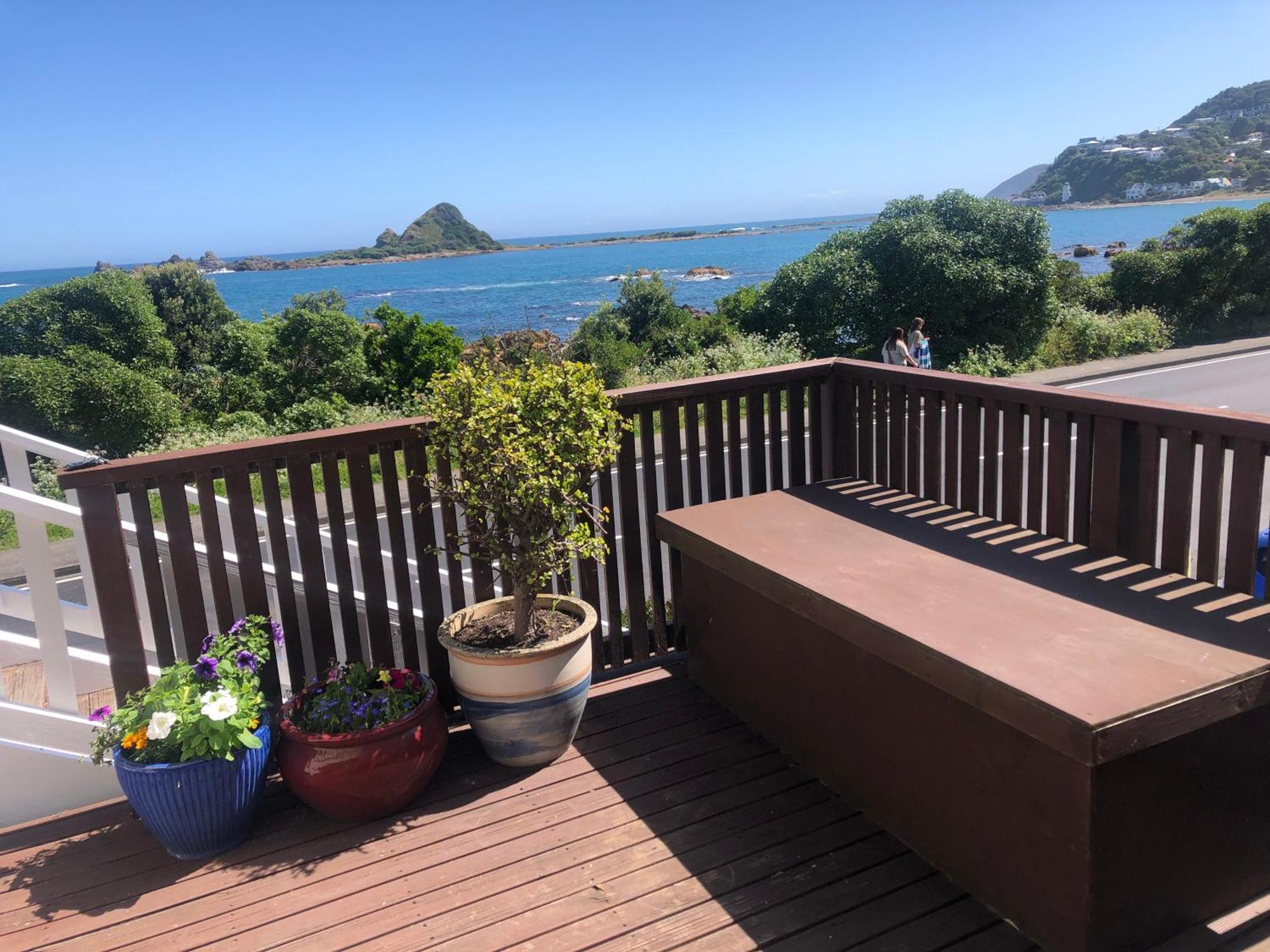 Seafront Haven In Island Bay With Deck, Outdoor Bath, And Parking Apartman Wellington Kültér fotó